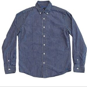 AMERICAN EAGLE Men’s Prep Fit Long Sleeve Button Up Striped Shirt Size S
